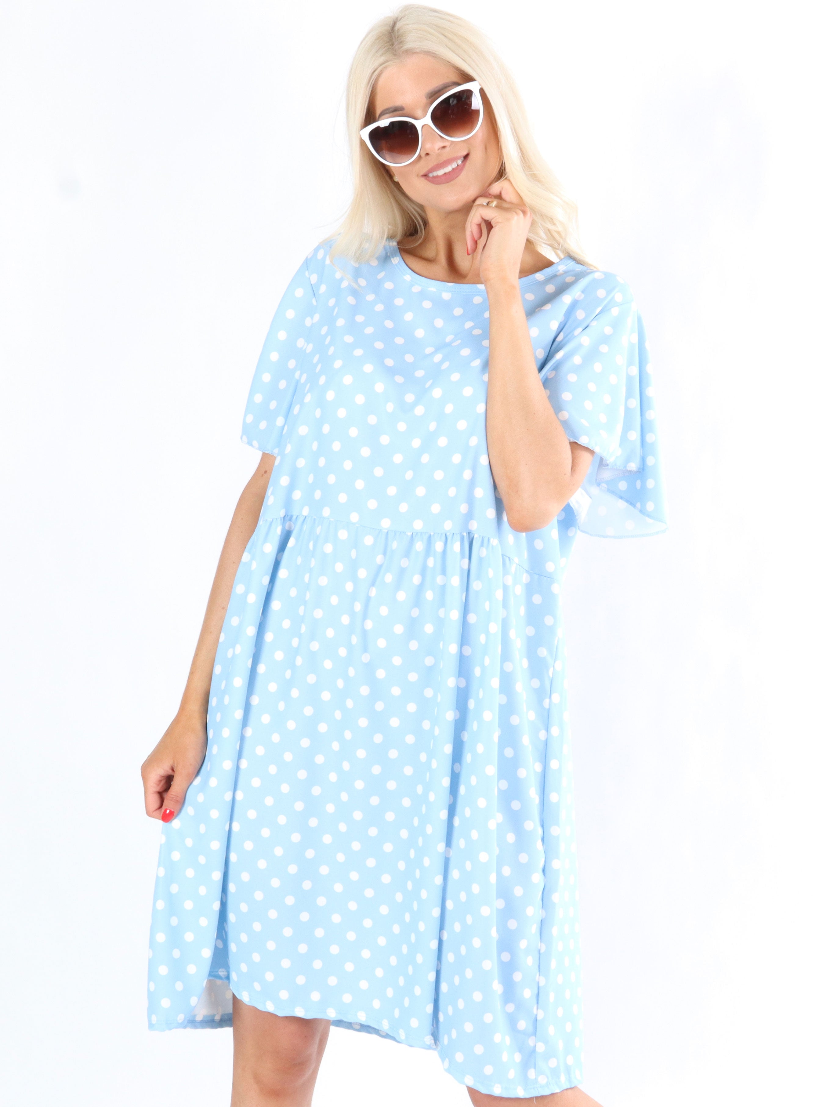 Brenda - Sød prikket kjole